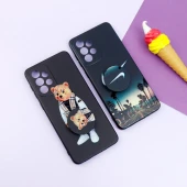 قاب فانتزی طرحدار پسرانه محافظ لنزدار + پاپ سوکت Samsung Galaxy A33 5G سری R