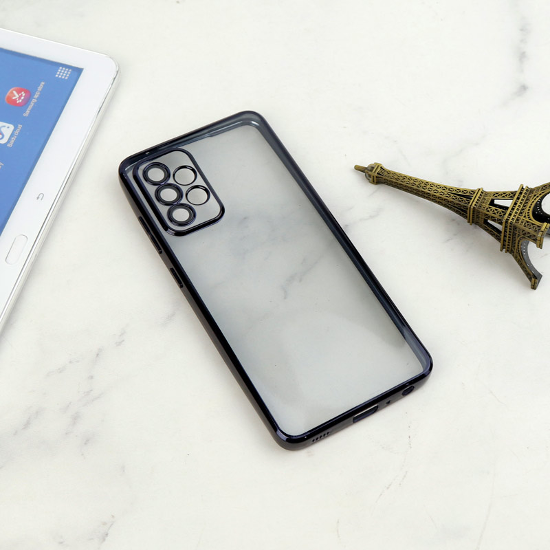 قاب شفاف دور رنگی محافظ لنزدار Samsung Galaxy A52 / A52s