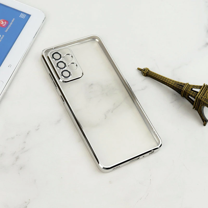 قاب شفاف دور رنگی محافظ لنزدار Samsung Galaxy A52 / A52s