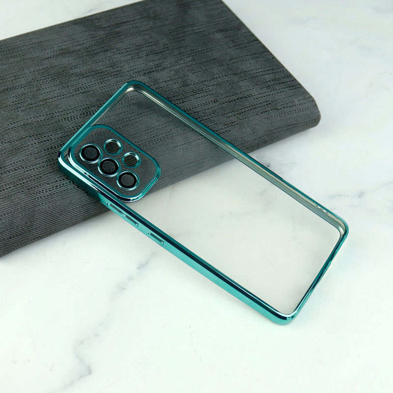 قاب شفاف دور رنگی محافظ لنزدار Samsung Galaxy A53 5G