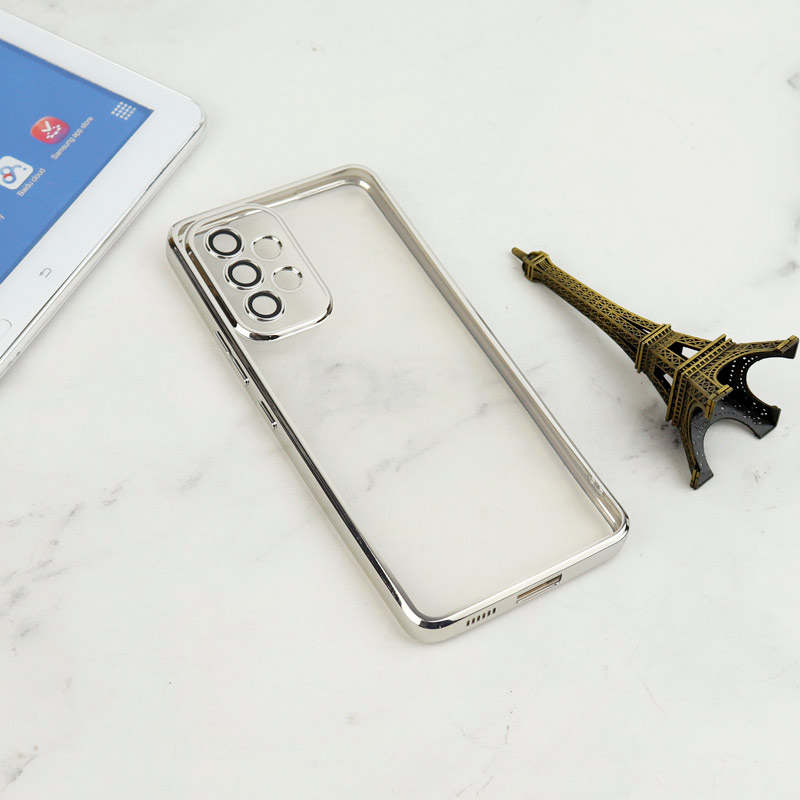 قاب شفاف دور رنگی محافظ لنزدار Samsung Galaxy A53 5G