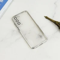 قاب شفاف دور رنگی محافظ لنزدار Samsung Galaxy S21 FE 5G