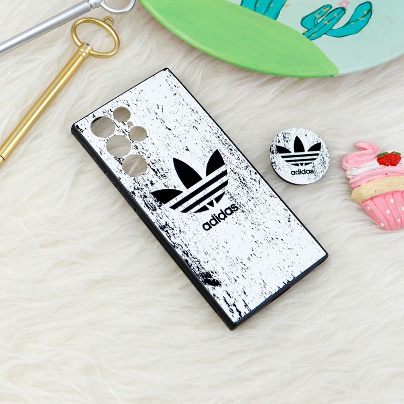 قاب فانتزی طرحدار پسرانه محافظ لنزدار + پاپ سوکت Samsung Galaxy S22 Ultra سری R