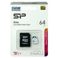 رم میکرو 64 گیگ سیلیکون پاور Silicon Power Elite U1 C10 100MB/s + خشاب