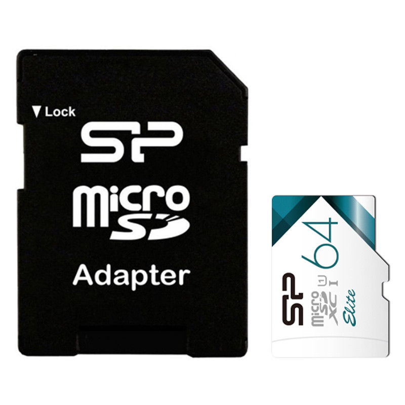 رم میکرو 64 گیگ سیلیکون پاور Silicon Power Elite U1 C10 100MB/s + خشاب