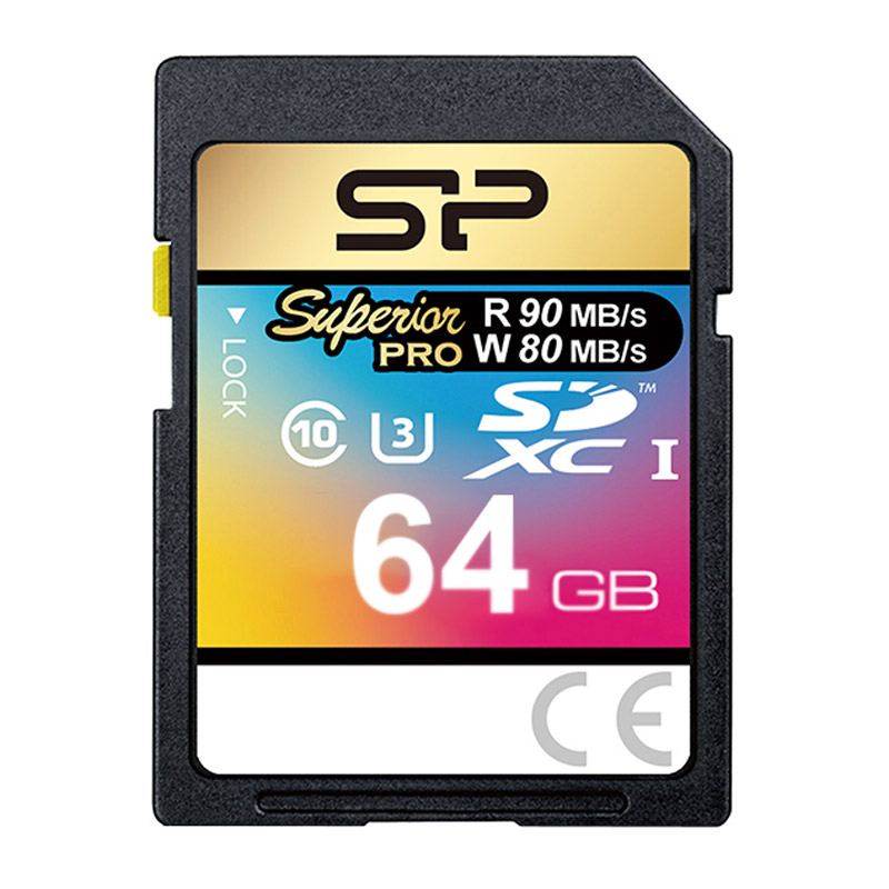 رم اس دی 64 گیگ سیلیکون پاور Silicon Power Superior Pro U3 C10 90MB/s