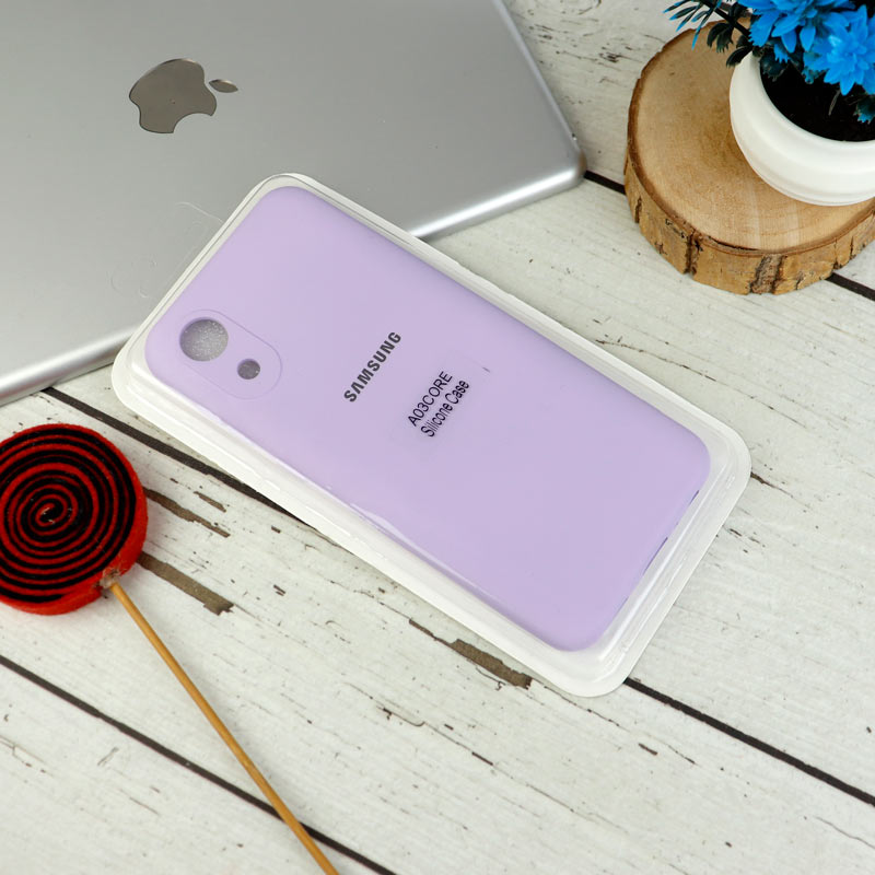 قاب سیلیکونی Highcopy زیربسته سامسونگ Galaxy A03 Core محافظ لنزدار