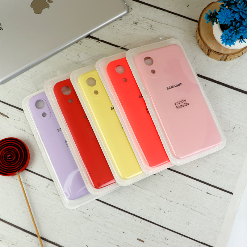 قاب سیلیکونی Highcopy زیربسته سامسونگ Galaxy A03 Core محافظ لنزدار