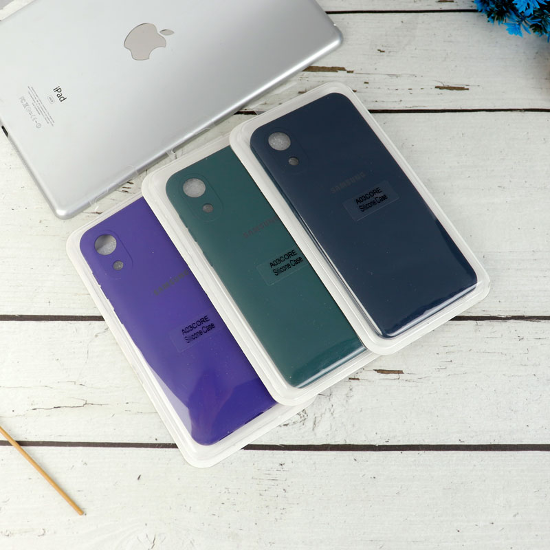 قاب سیلیکونی Highcopy زیربسته سامسونگ Galaxy A03 Core محافظ لنزدار