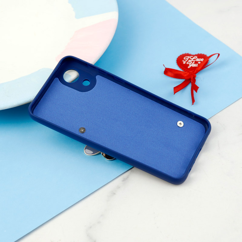 قاب سیلیکونی محافظ لنزدار + بند آویز Samsung Galaxy A03 Core