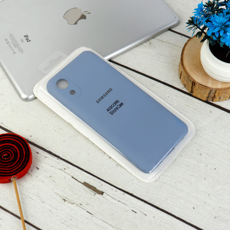 قاب سیلیکونی Highcopy زیربسته سامسونگ Galaxy A03 Core محافظ لنزدار