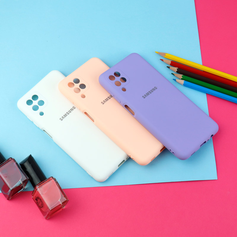 قاب سیلیکونی زیربسته Highcopy محافظ لنزدار Samsung Galaxy A12 سری D