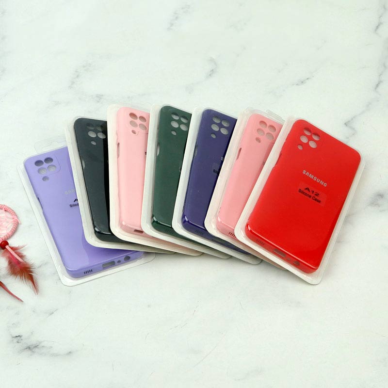 قاب سیلیکونی Highcopy زیربسته سامسونگ Galaxy A12 / M12 محافظ لنزدار