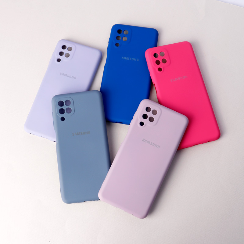 قاب سیلیکونی زیربسته Highcopy محافظ لنزدار Samsung Galaxy A12 سری D