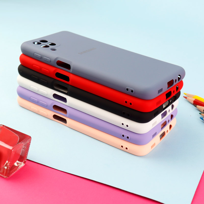 قاب سیلیکونی زیربسته Highcopy محافظ لنزدار Samsung Galaxy A12 سری D