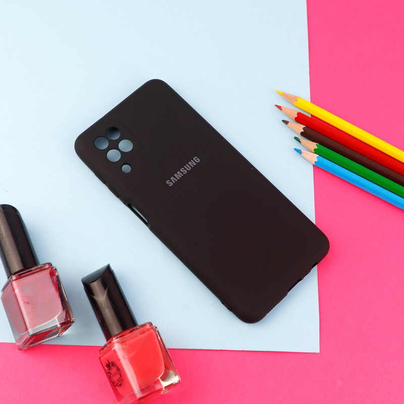 قاب سیلیکونی زیربسته Highcopy محافظ لنزدار Samsung Galaxy A12 سری D