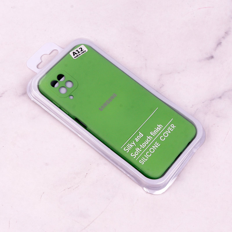 قاب سیلیکونی Highcopy زیربسته سامسونگ Galaxy A12 / M12 محافظ لنزدار