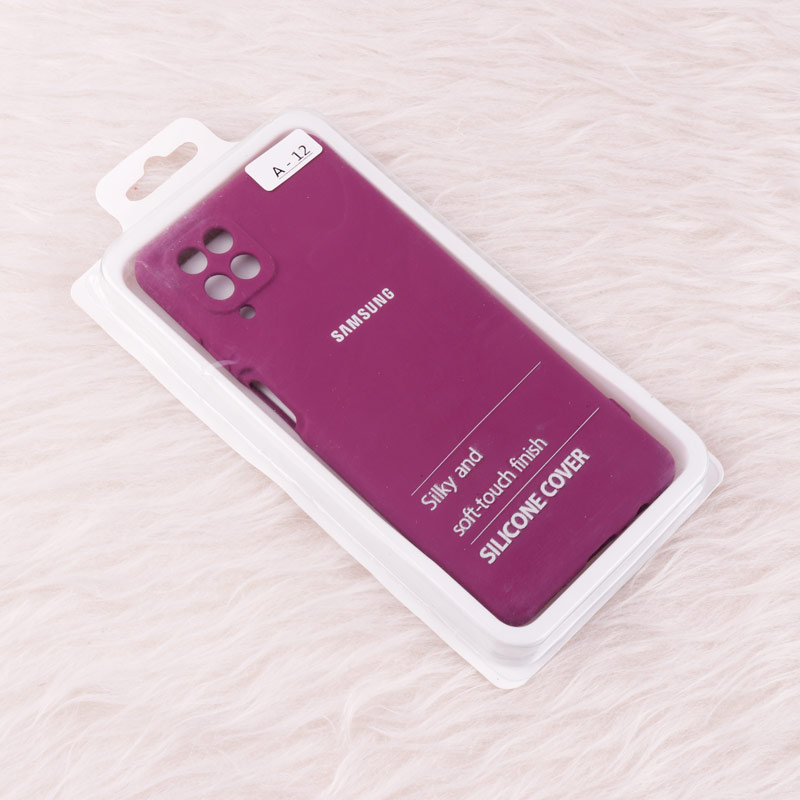 قاب سیلیکونی Highcopy زیربسته سامسونگ Galaxy A12 / M12 محافظ لنزدار