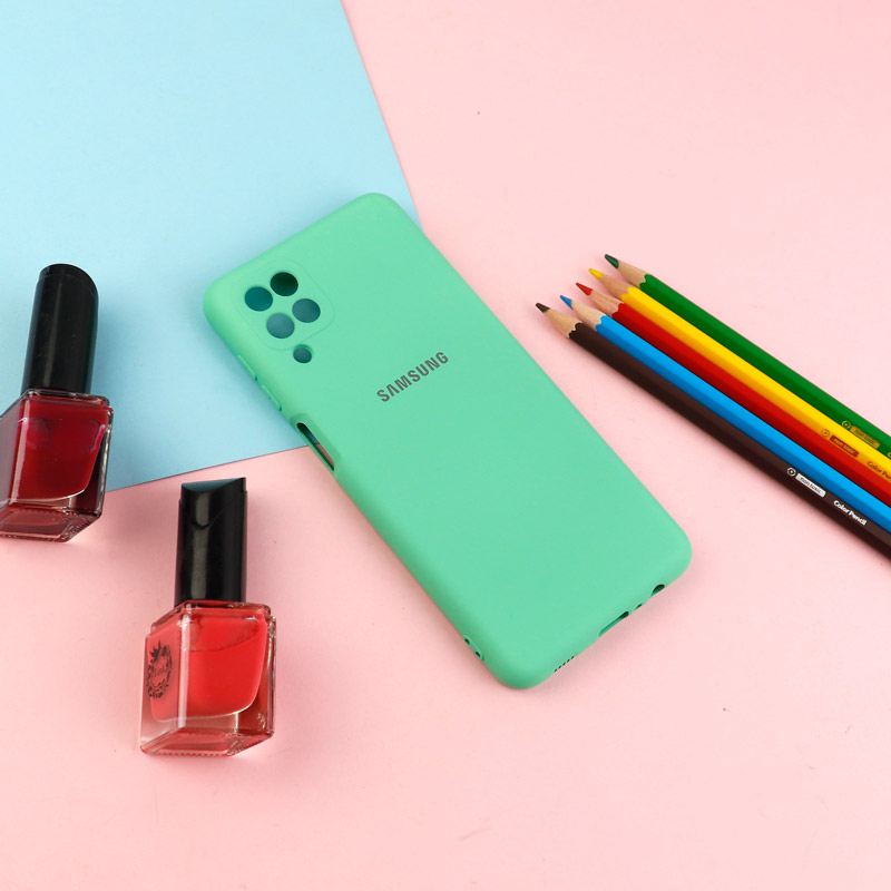 قاب سیلیکونی زیربسته Highcopy محافظ لنزدار Samsung Galaxy A12 سری D