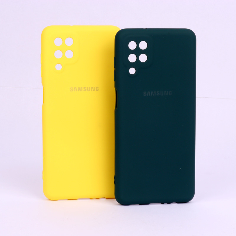 قاب سیلیکونی زیربسته Highcopy محافظ لنزدار Samsung Galaxy A12 سری D