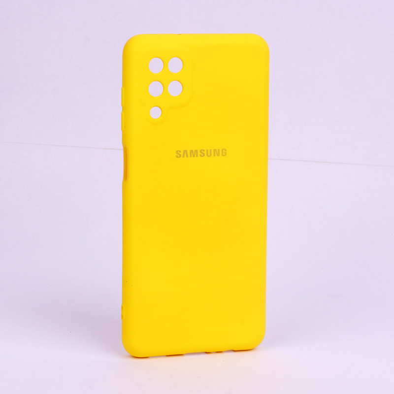 قاب سیلیکونی زیربسته Highcopy محافظ لنزدار Samsung Galaxy A12 سری D