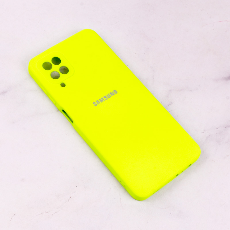 قاب سیلیکونی Highcopy زیربسته سامسونگ Galaxy A12 / M12 محافظ لنزدار