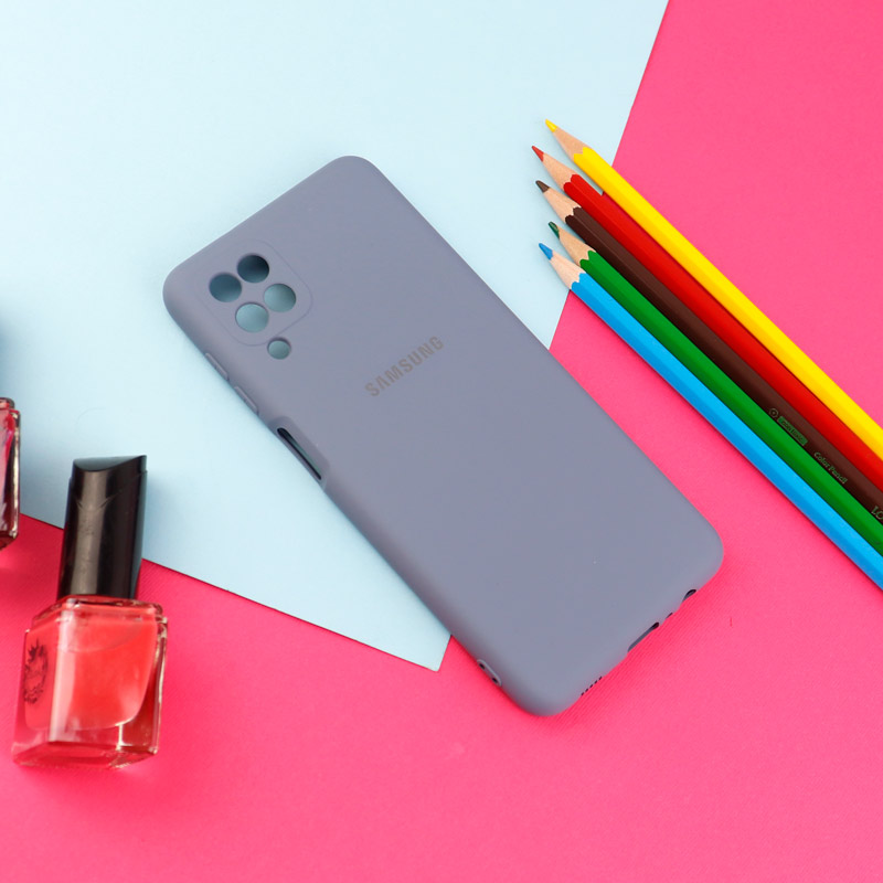 قاب سیلیکونی زیربسته Highcopy محافظ لنزدار Samsung Galaxy A12 سری D
