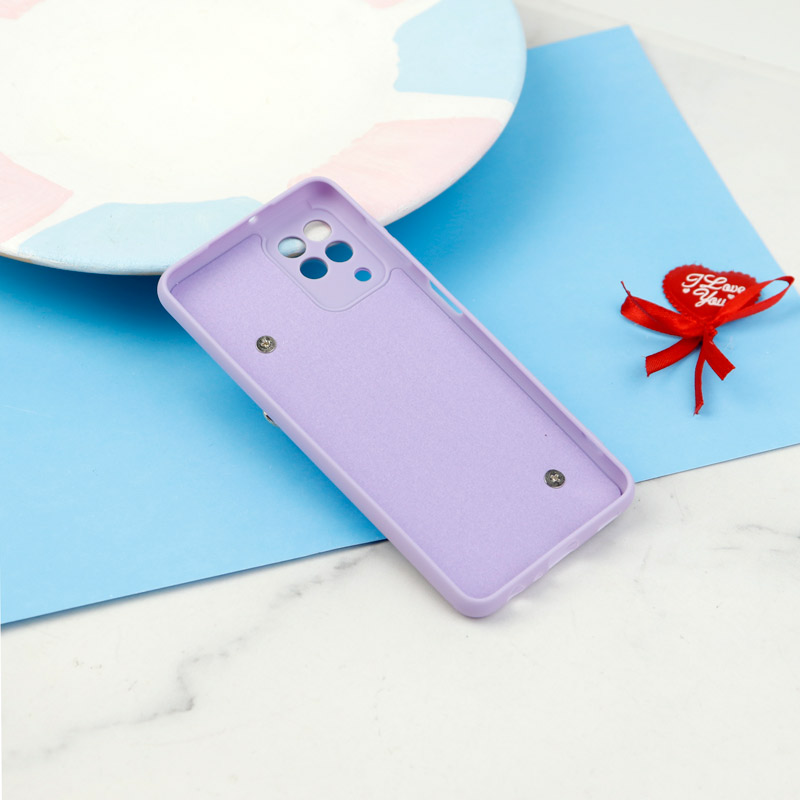 قاب سیلیکونی محافظ لنزدار + بند آویز Samsung Galaxy A22 4G