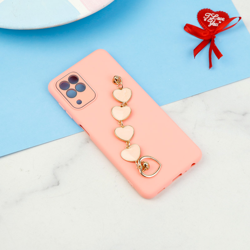 قاب سیلیکونی محافظ لنزدار + بند آویز Samsung Galaxy A22 4G