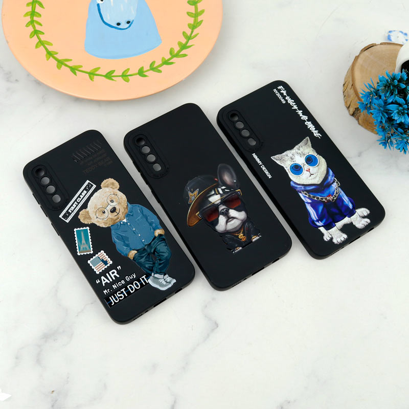 قاب سیلیکونی طرحدار محافظ لنزدار Samsung Galaxy A30s / 50s