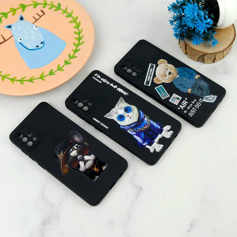 قاب سیلیکونی طرحدار محافظ لنزدار Samsung Galaxy A51
