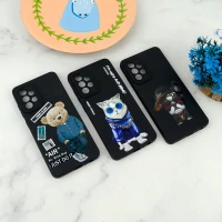 قاب سیلیکونی طرحدار محافظ لنزدار Samsung Galaxy A52 / A52s