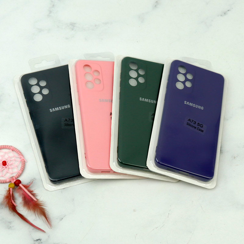 قاب سیلیکونی Highcopy زیربسته سامسونگ Galaxy A73 محافظ لنزدار