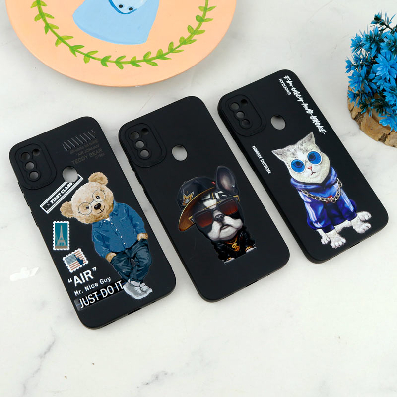 قاب سیلیکونی طرحدار محافظ لنزدار Samsung Galaxy A11