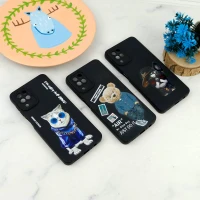 قاب سیلیکونی طرحدار محافظ لنزدار Samsung Galaxy A12