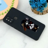 قاب سیلیکونی طرحدار محافظ لنزدار Samsung Galaxy A21s