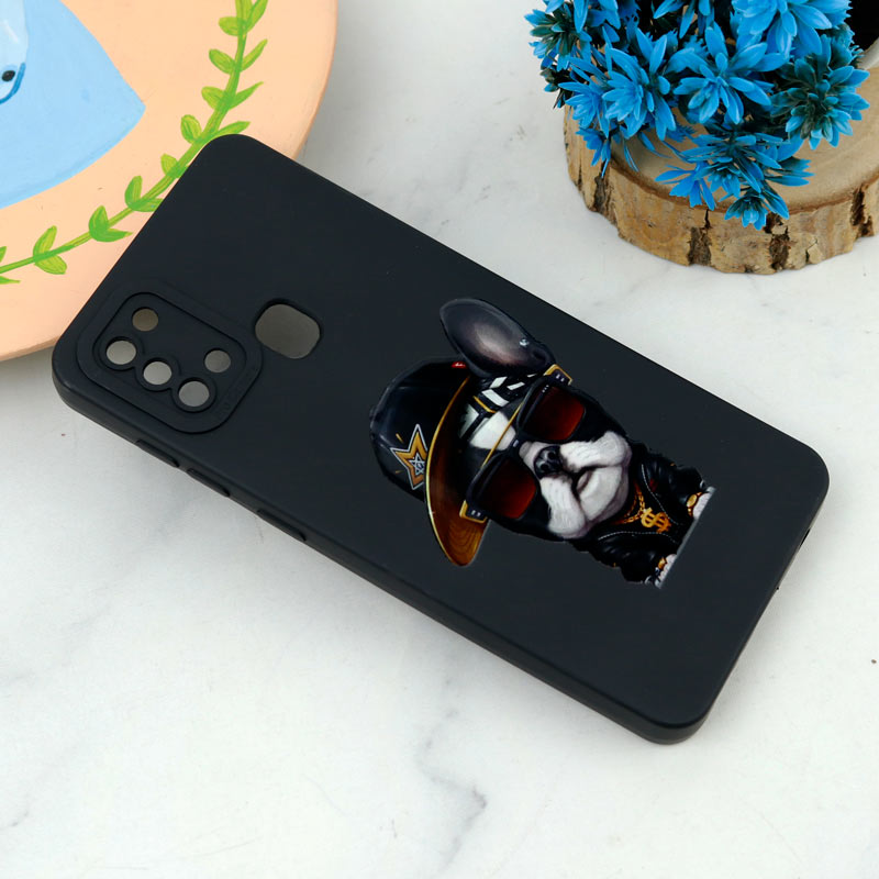 قاب سیلیکونی طرحدار محافظ لنزدار Samsung Galaxy A21s