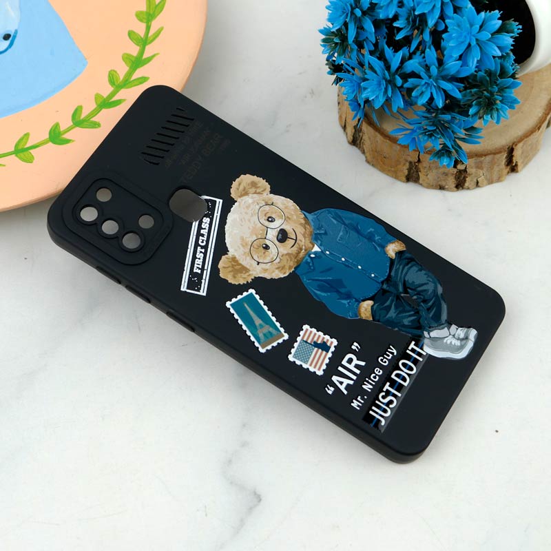 قاب سیلیکونی طرحدار محافظ لنزدار Samsung Galaxy A21s