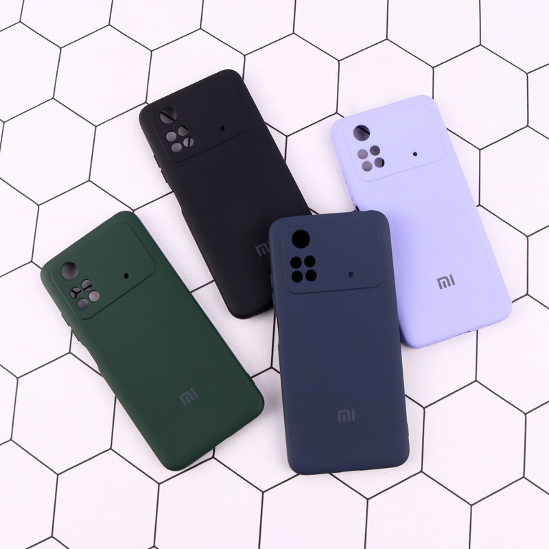 قاب سیلیکونی Highcopy زیربسته شیائومی Poco M4 Pro 4G محافظ لنزدار