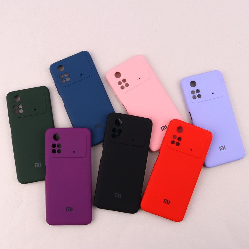 قاب سیلیکونی Highcopy زیربسته شیائومی Poco M4 Pro 4G محافظ لنزدار