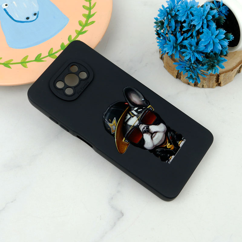 قاب سیلیکونی طرحدار محافظ لنزدار Xiaomi Poco X3