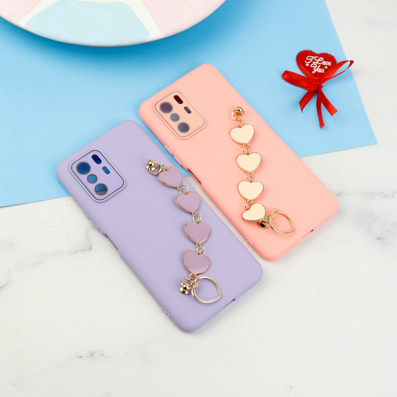 قاب سیلیکونی محافظ لنزدار + بند آویز Xiaomi Poco X3 GT