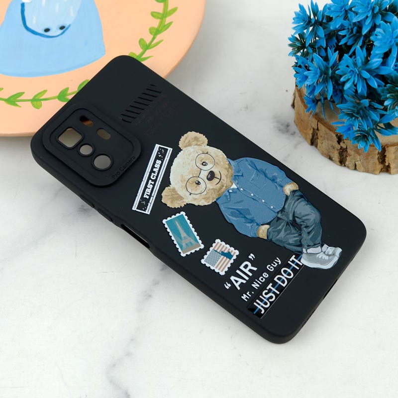 قاب سیلیکونی طرحدار محافظ لنزدار Xiaomi Poco X3 GT