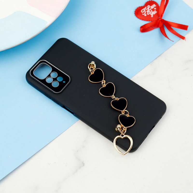 قاب سیلیکونی محافظ لنزدار + بند آویز Xiaomi Redmi Note 11