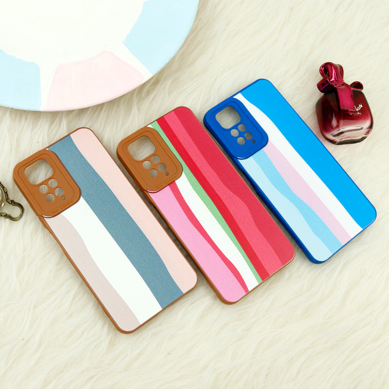 قاب ژله ای محافظ لنزدار آبرنگی Xiaomi Redmi Note 11 / 11S