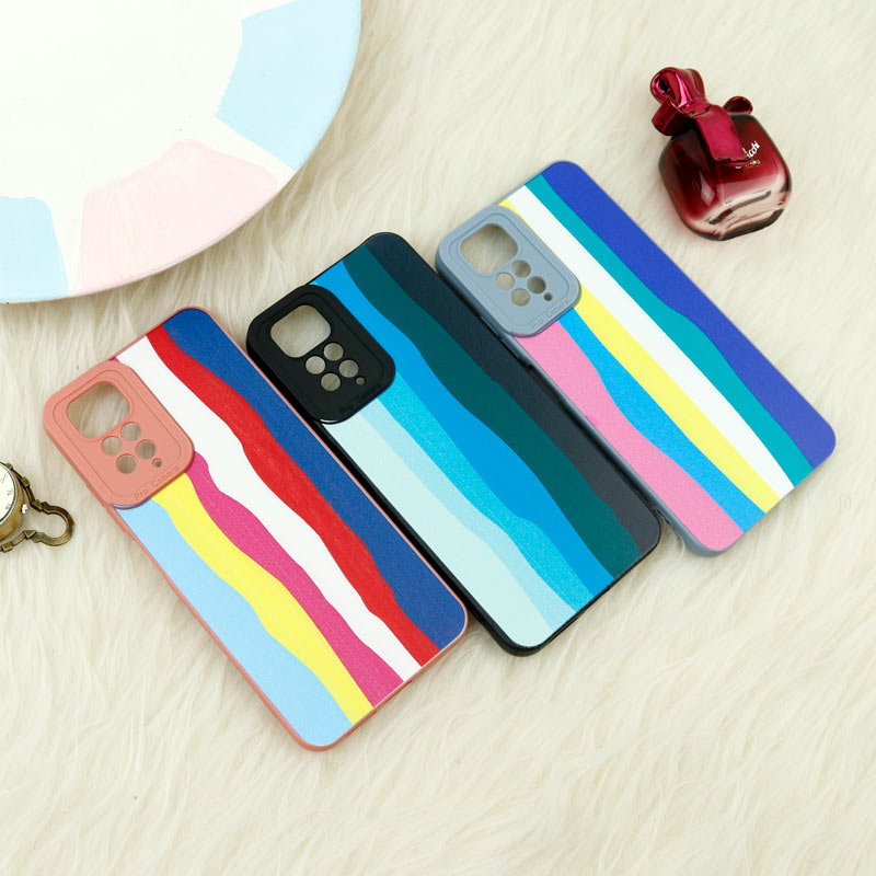 قاب ژله ای محافظ لنزدار آبرنگی Xiaomi Redmi Note 11 / 11S