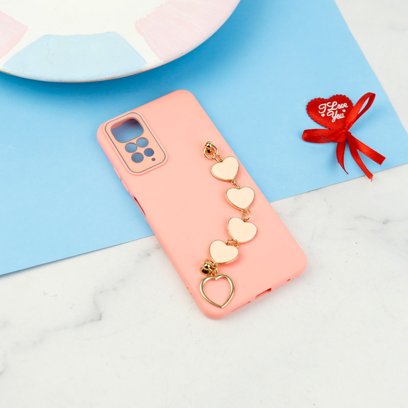 قاب سیلیکونی محافظ لنزدار + بند آویز Xiaomi Redmi Note 11