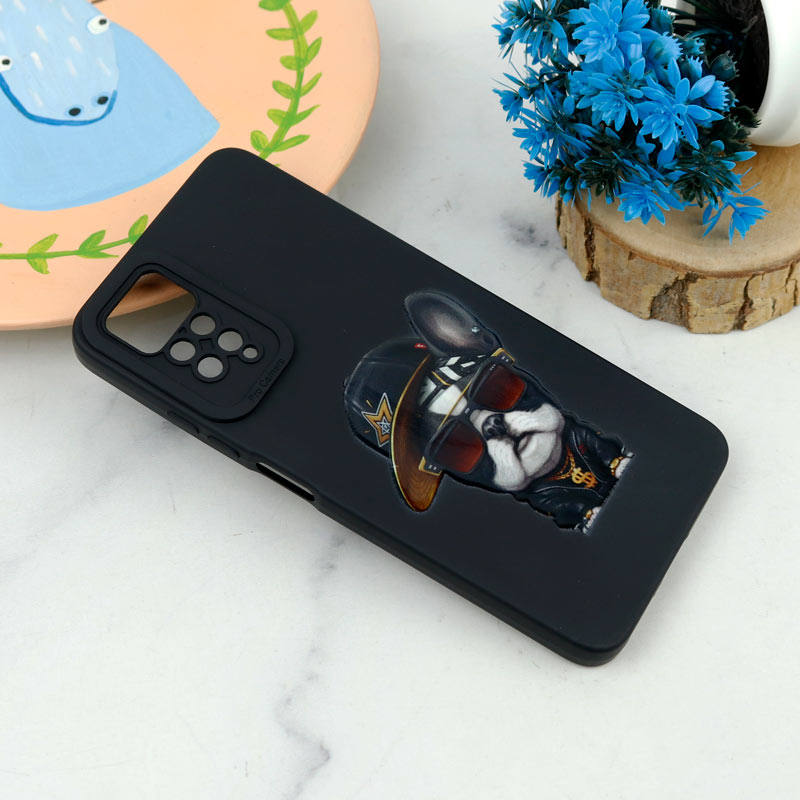 قاب سیلیکونی طرحدار محافظ لنزدار Xiaomi Redmi Note 11 Pro