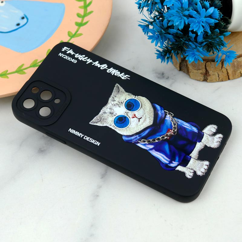 قاب سیلیکونی طرحدار محافظ لنزدار iPhone 11 Pro Max
