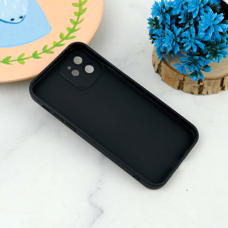 قاب سیلیکونی طرحدار محافظ لنزدار iPhone 12